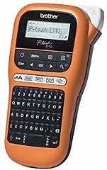 Rotuladora brother pt-e110vp profesional ideal para electricistas e instaladores velocidad de impresion hasta 20mm/seg y vista previa de impresion admite cintas tze de 3,5 / 6 / 9 y 12mm