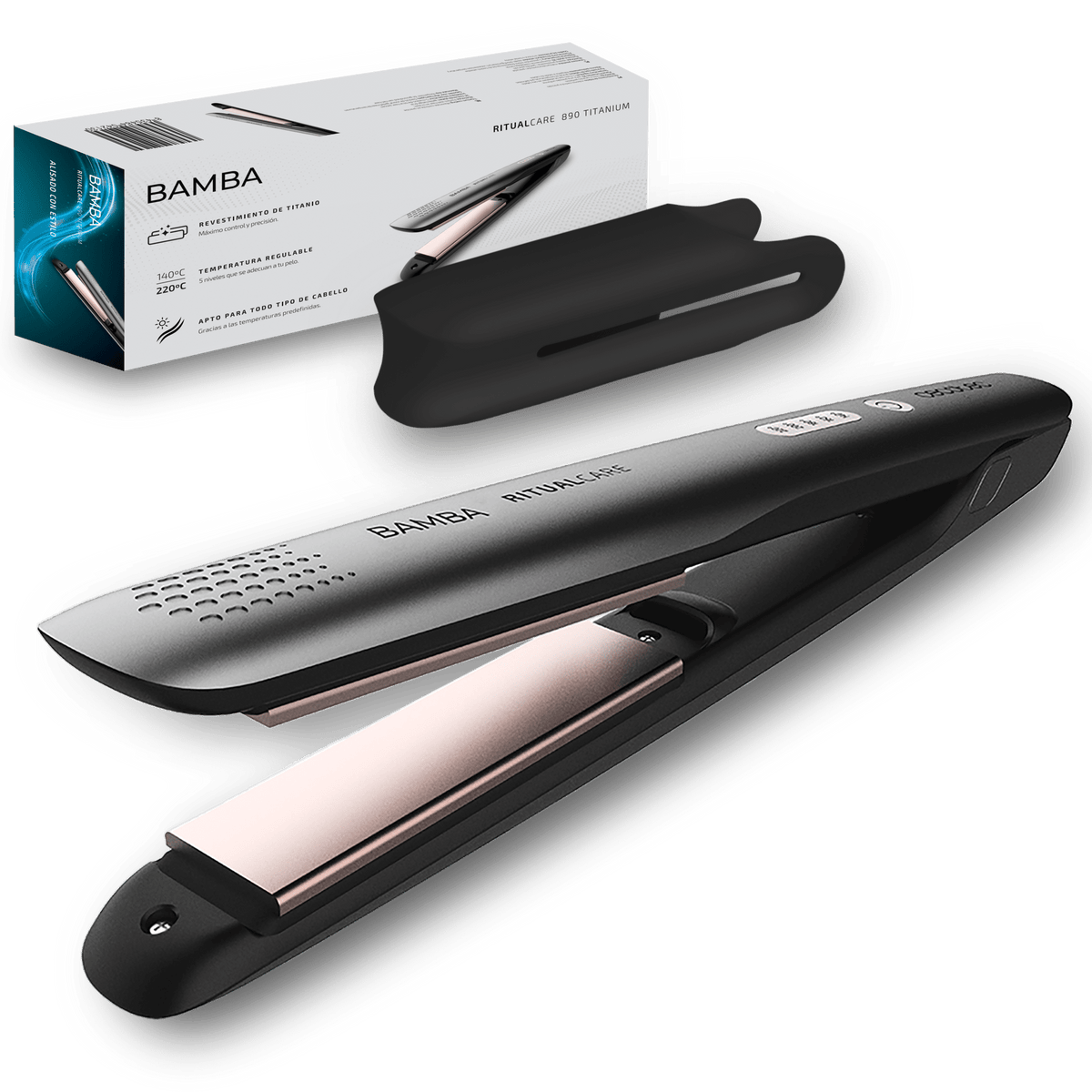 Plancha para Pelo CECOTEC Bamba 890 Negra (04213)