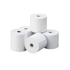 Papel termico ancho 80mm rollo de 80metros pack 8 unidades