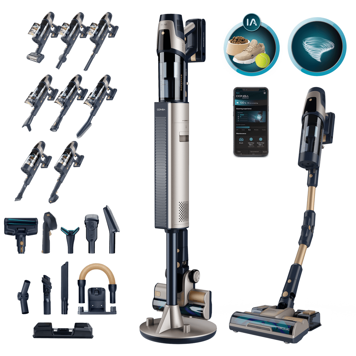Aspirador CECOTEC RZ90 AI AquaPet Flex(A01_EU01_115941)