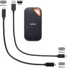 Disco duro externo SSD 4tb extreme pro v2 USB-C 3.2 gen 2 velocidad escritura/lectura hasta 2000 mb/s