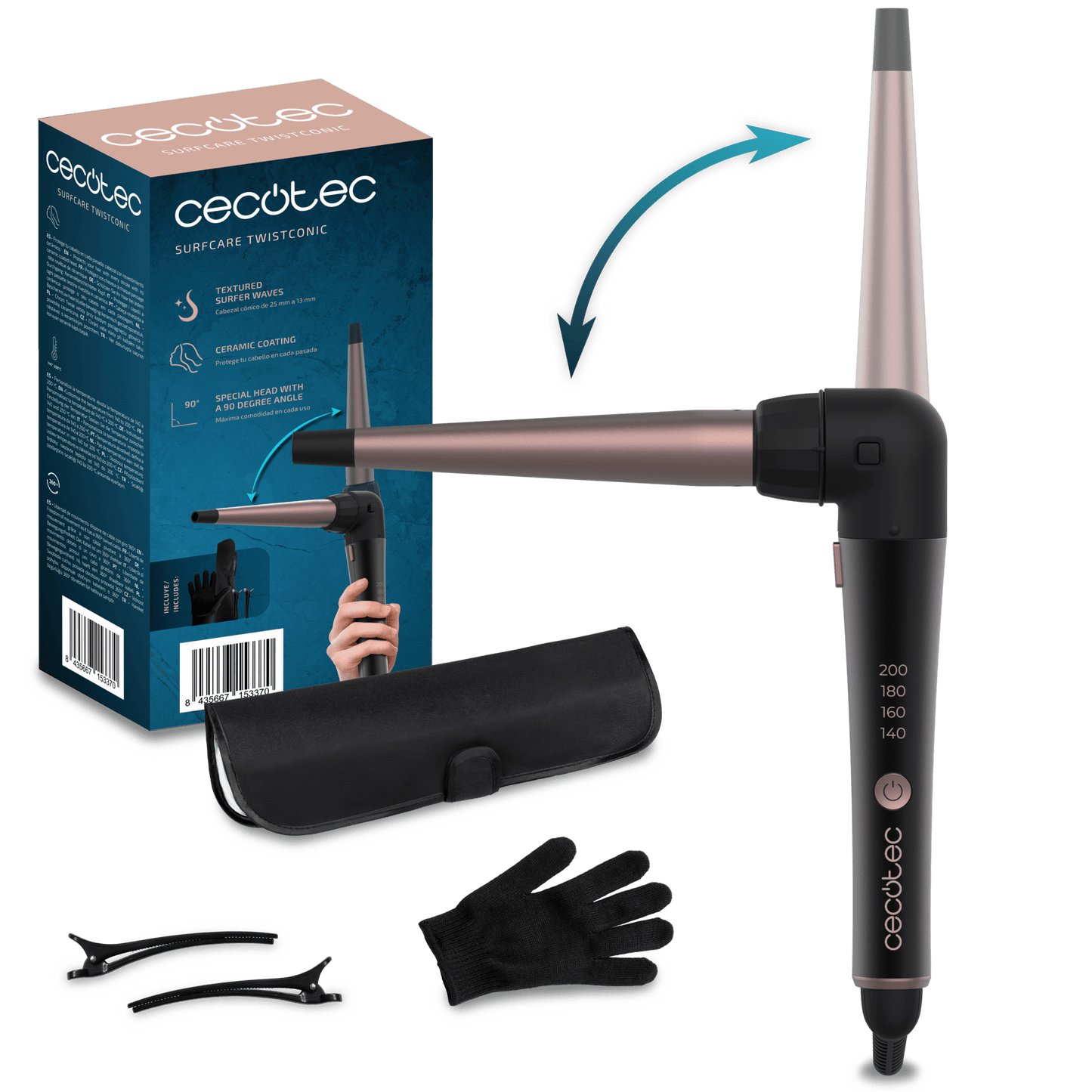 CECOTEC SurfCare Twist Hair Curler (A01_EU01_100002)