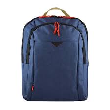 Mochila para portatil hasta 15.6' tan1713 dos compartimentos material de poliester azul
