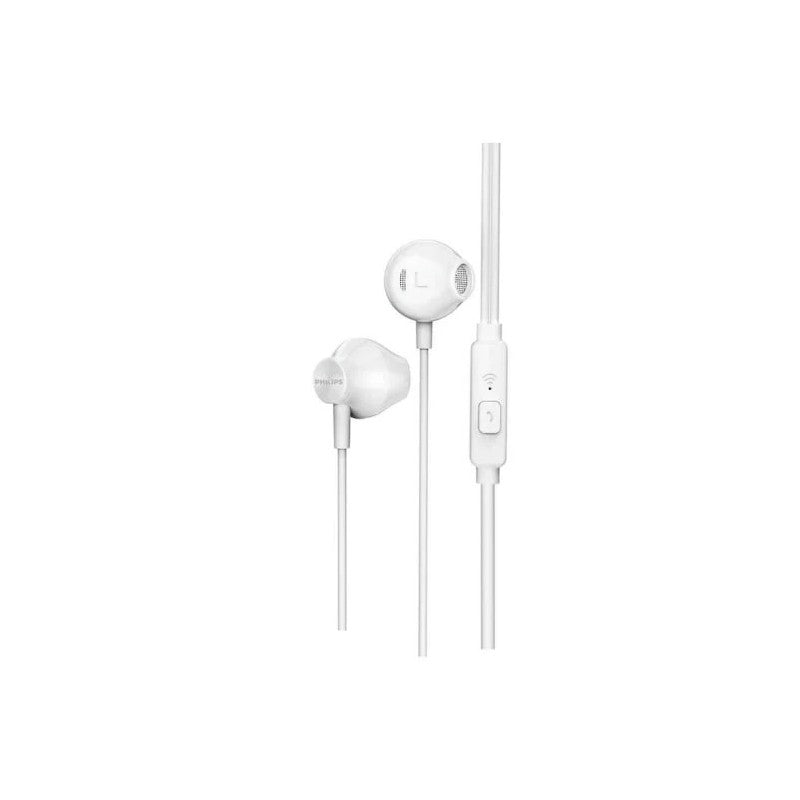 AURICULARES + MICROFONO PHILIPS TAUE101 IN EAR JACK 3.5MM WHITE