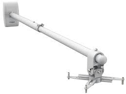 Soporte de proyector para techo o pared ajustable de 930 hasta 1530mm inclinable blanco