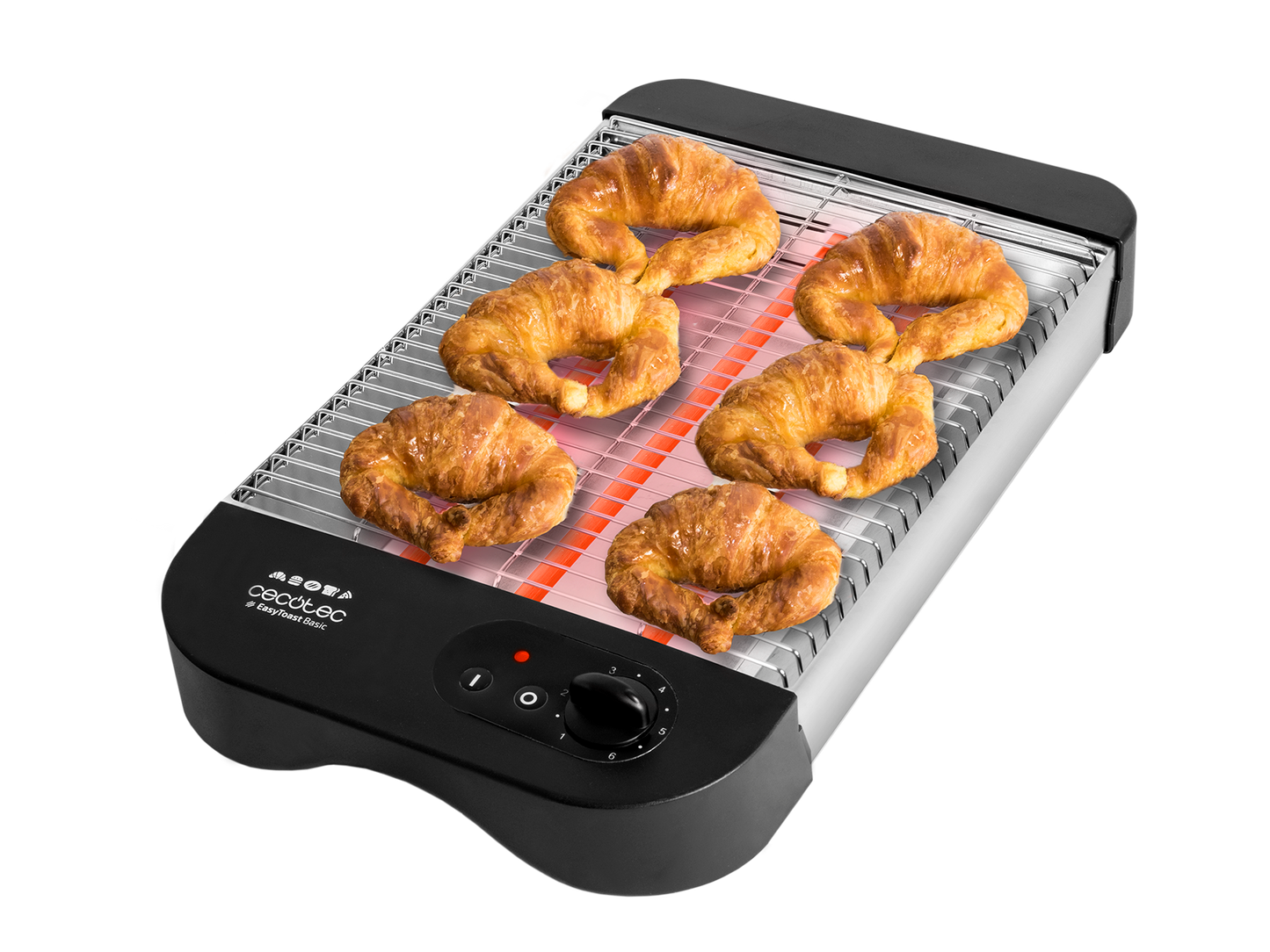 Tostador Horizontal CECOTEC Turbo EasyToast (08010)