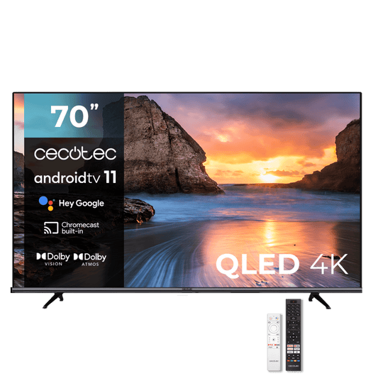 TV CECOTEC VQU11070+S 70" QLED 4K HDMI Smart TV (02621)