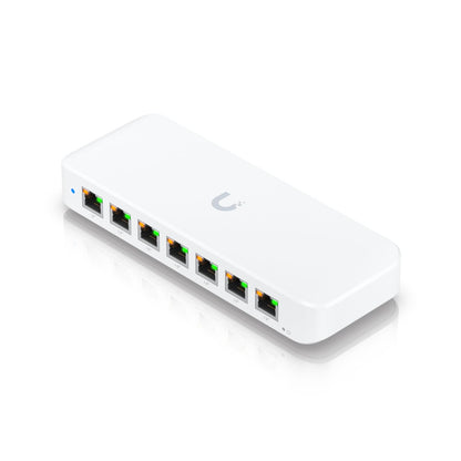 Ubiquiti Switch - ultra 8 puertos RJ45 con 7 puertos POE 42w RJ45 10/100/1000mbps sobremesa geastion managed (USW-ULTRA)