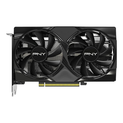 PNY tarjeta grafica geforce rtx5060 8gb gddr7 128 bit cuda 3840 3xdisplayport 1xhdmi tdp 145w dual fan reoslucion 7680x4320 alimentacion 1x8 pines (VCG50608DFXPB1)