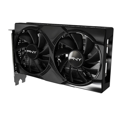 PNY tarjeta grafica geforce rtx5060 8gb gddr7 128 bit cuda 3840 3xdisplayport 1xhdmi tdp 145w dual fan reoslucion 7680x4320 alimentacion 1x8 pines (VCG50608DFXPB1)