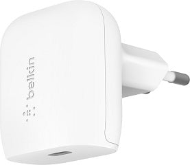 Cargador de pared a USB-C 20w blanco