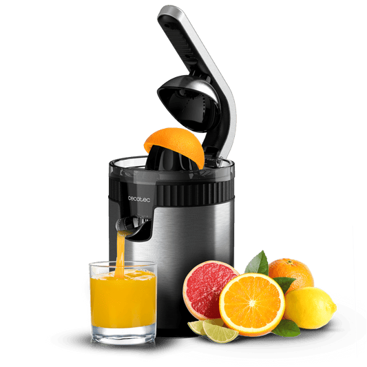 Exprimidor CECOTEC Xqueeze RetroJuice 600 Steel